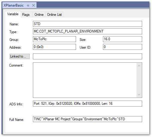 Environment_LinkToPlc-Setting